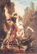 Gustave Moreau Saint George and the Dragon Spain oil painting artist
